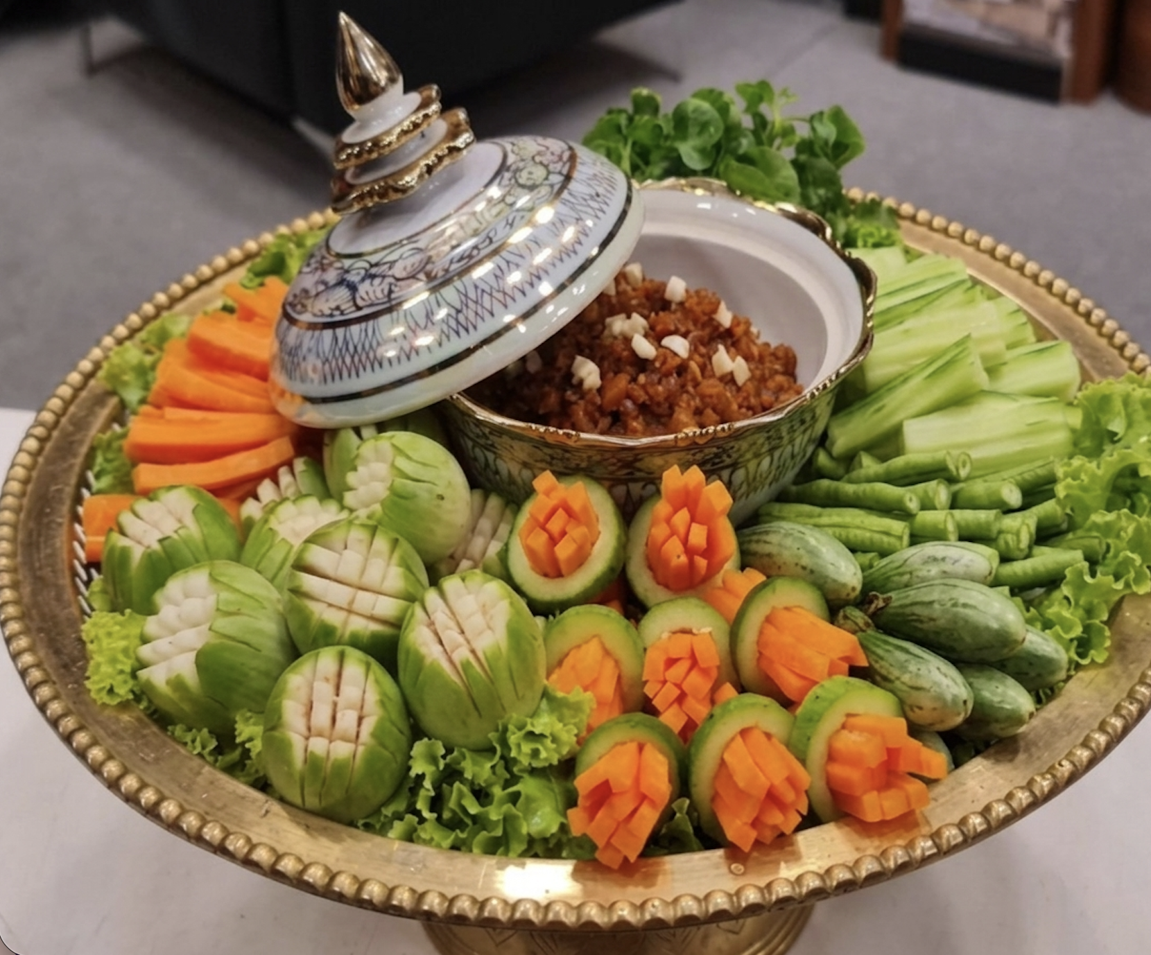 น้ำพริกเม็ดบัวปลาย่าง